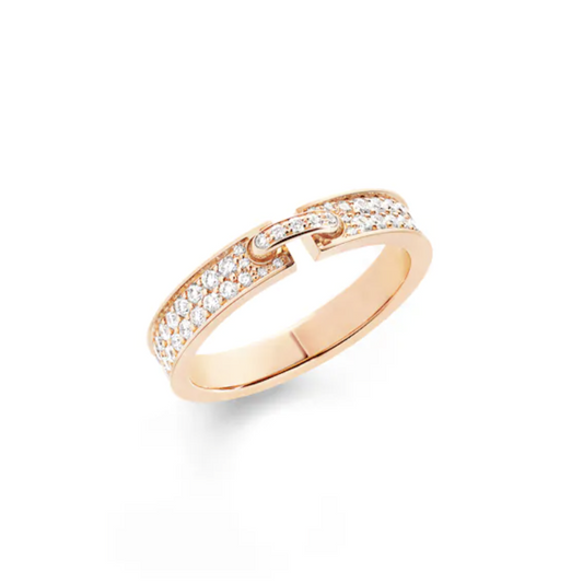 [Glimmer]ALLIANCE LIENS VIDENCE PAVED DIAMOND 4MM RING