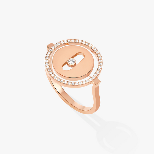 [Glimmer]Demo MOVE PINK GOLD DIAMOND RING