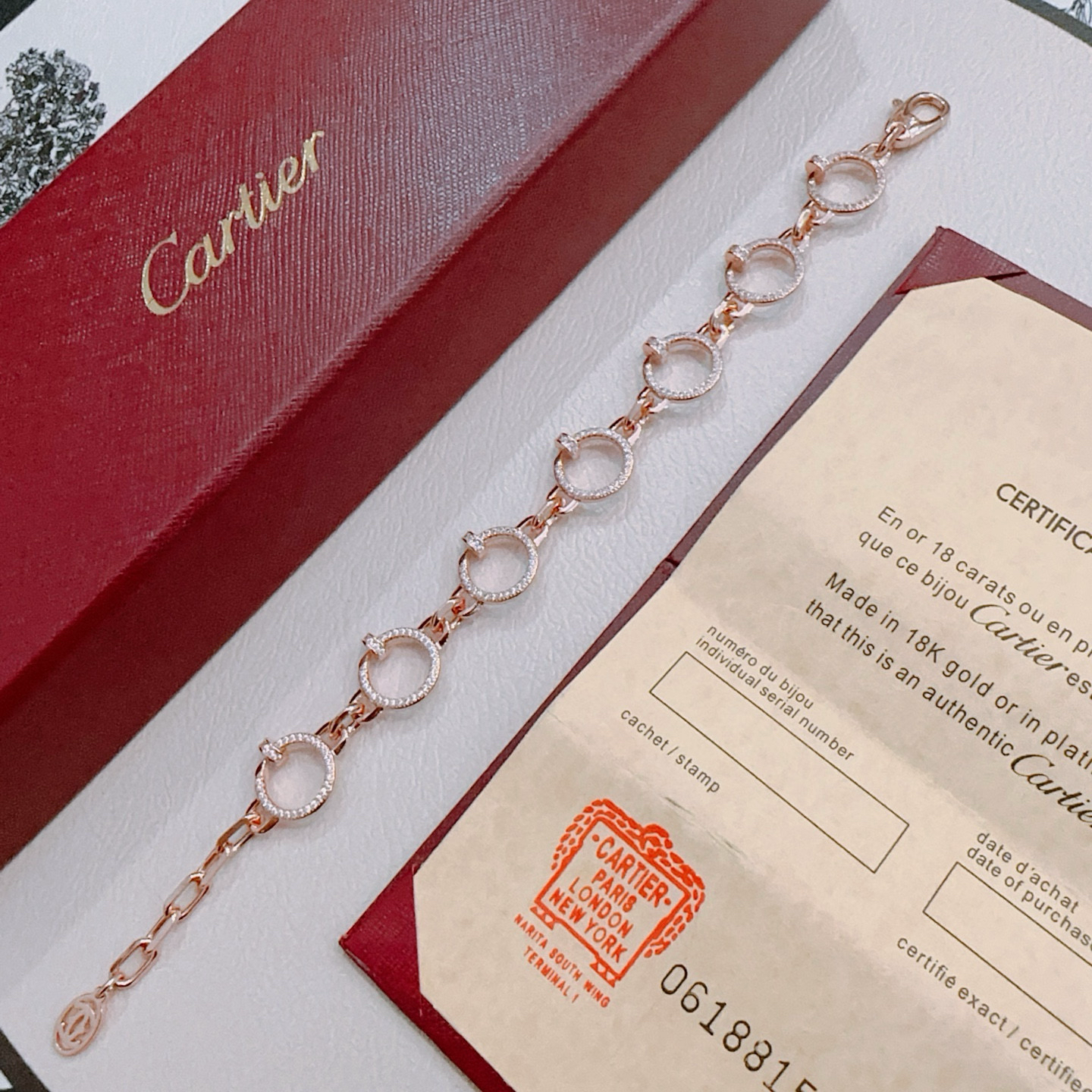 [Glimmer Jewelry] LOVE&JUSTE ブレスレット ダイヤモンド