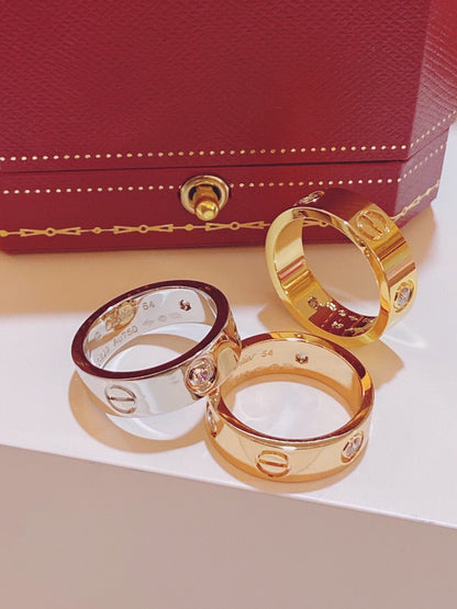 [Glimmer]Three-Diamond Ring
