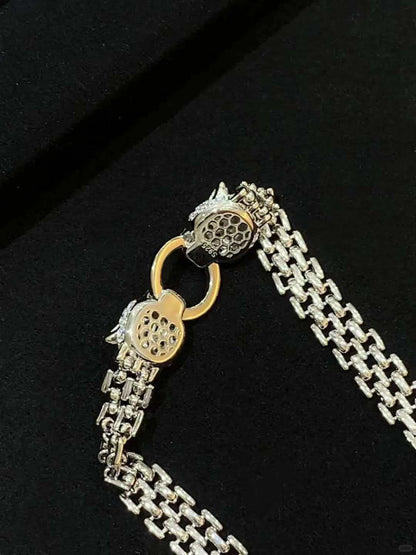 [Glimmer] DOUBLE PANTHER BRACELET