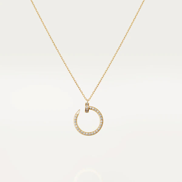 [Glimmer]JUSTE NECKLACE GOLD DIAMONDS