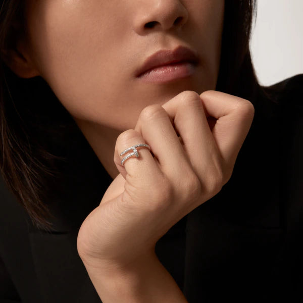 [Glimmer]JUSTE RING 1.8MM SILVER DIAMONDS