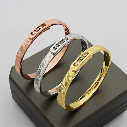 [Glimmer]Move Noa Ciselé bangle