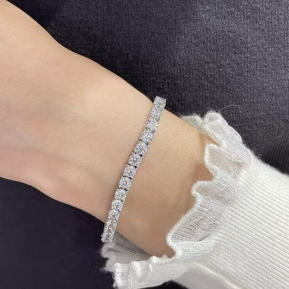 [Glimmer jewelrys]TENNIS BRACELET WITH FULL DIAMOND SETTING