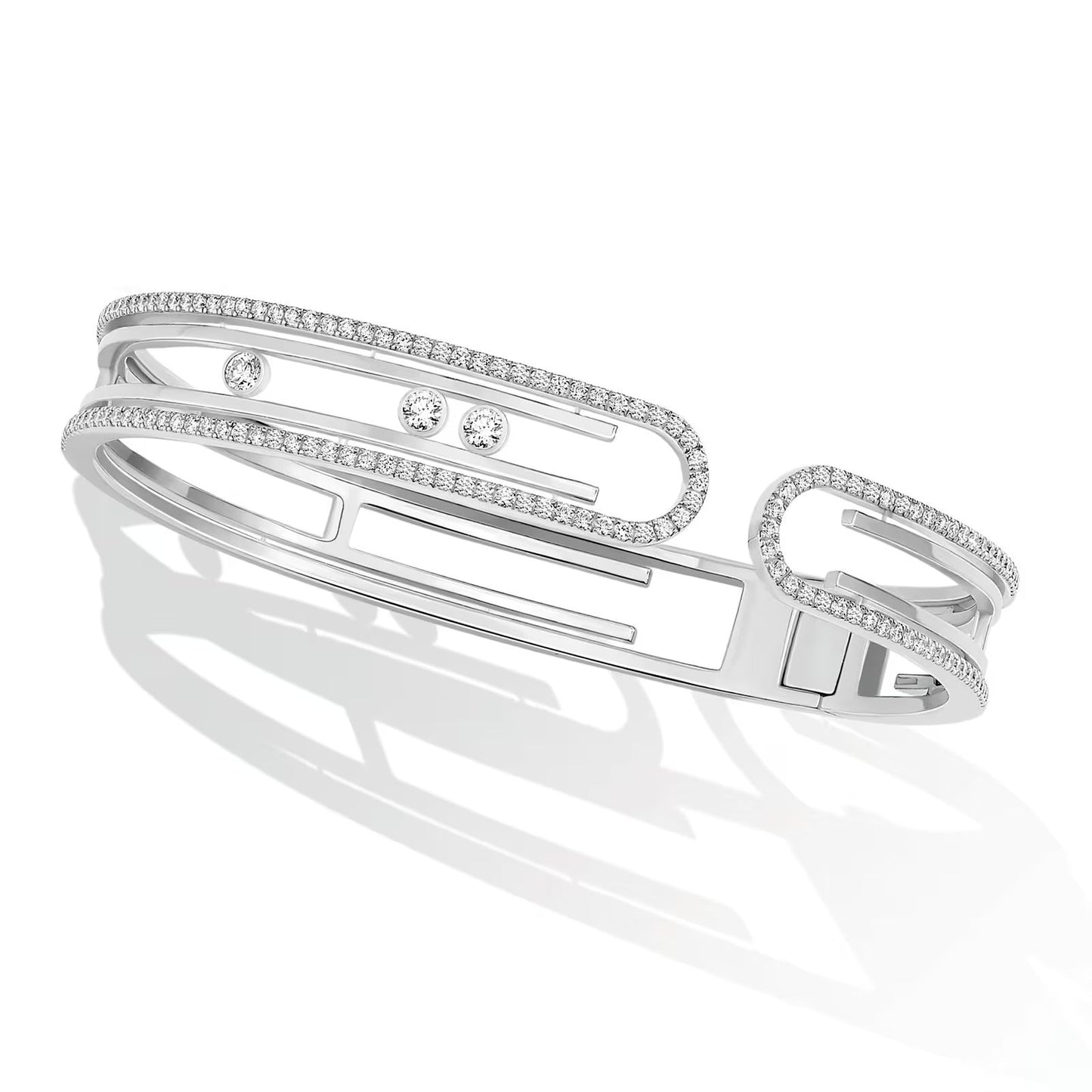 [Glimmer]MOVE 10TH PAVED DIAMOND BRACELET