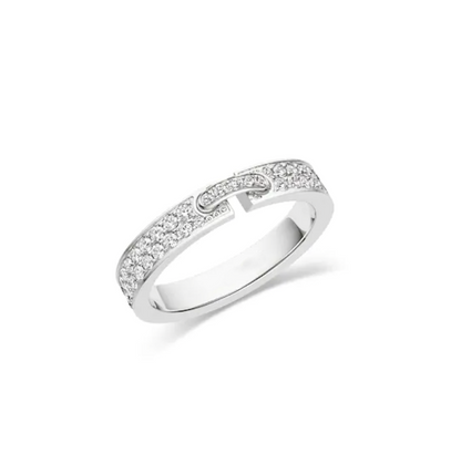[Glimmer]ALLIANCE LIENS VIDENCE PAVED DIAMOND 4MM RING