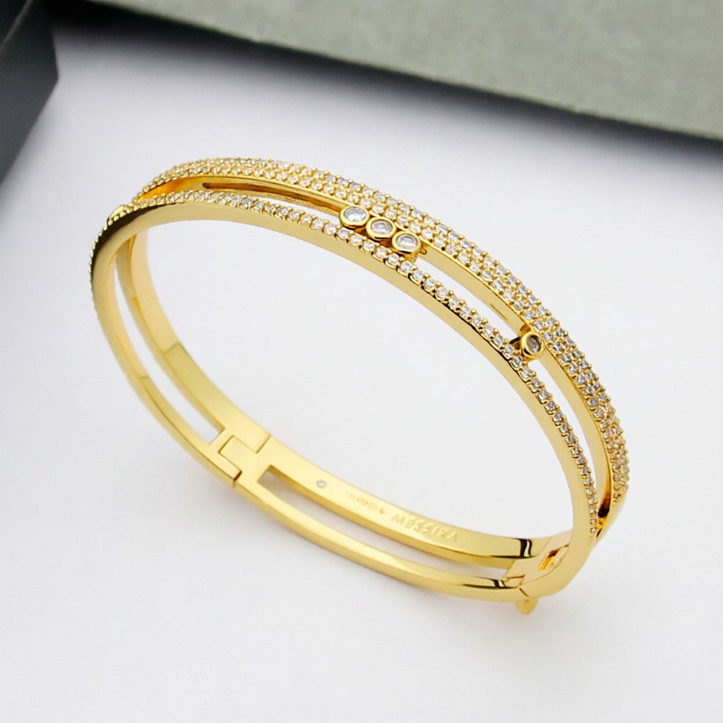 [Glimmer]Move Romane pavé bangle