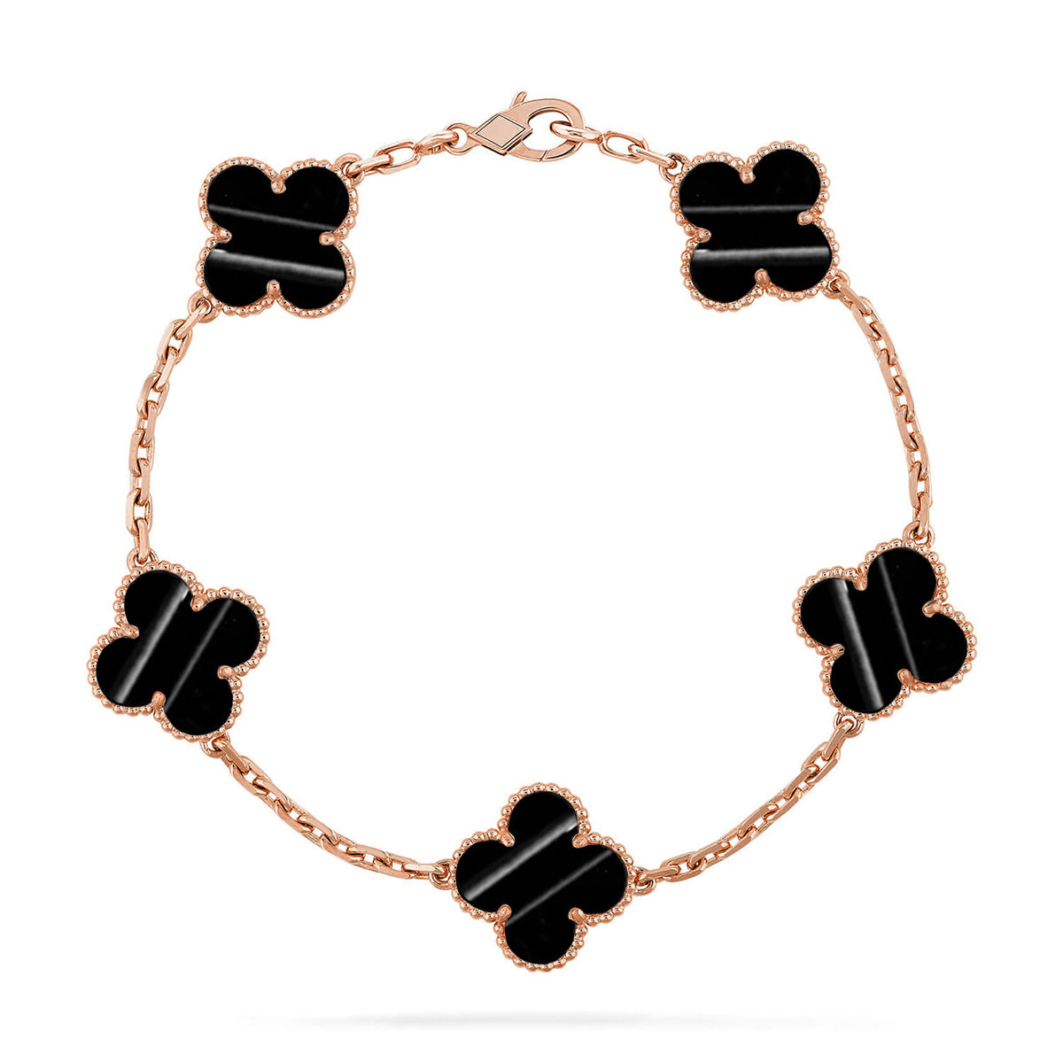 [Glimmer] CLOVER 5 MOTIF PULSAR STONE BRACELET COLLECTION
