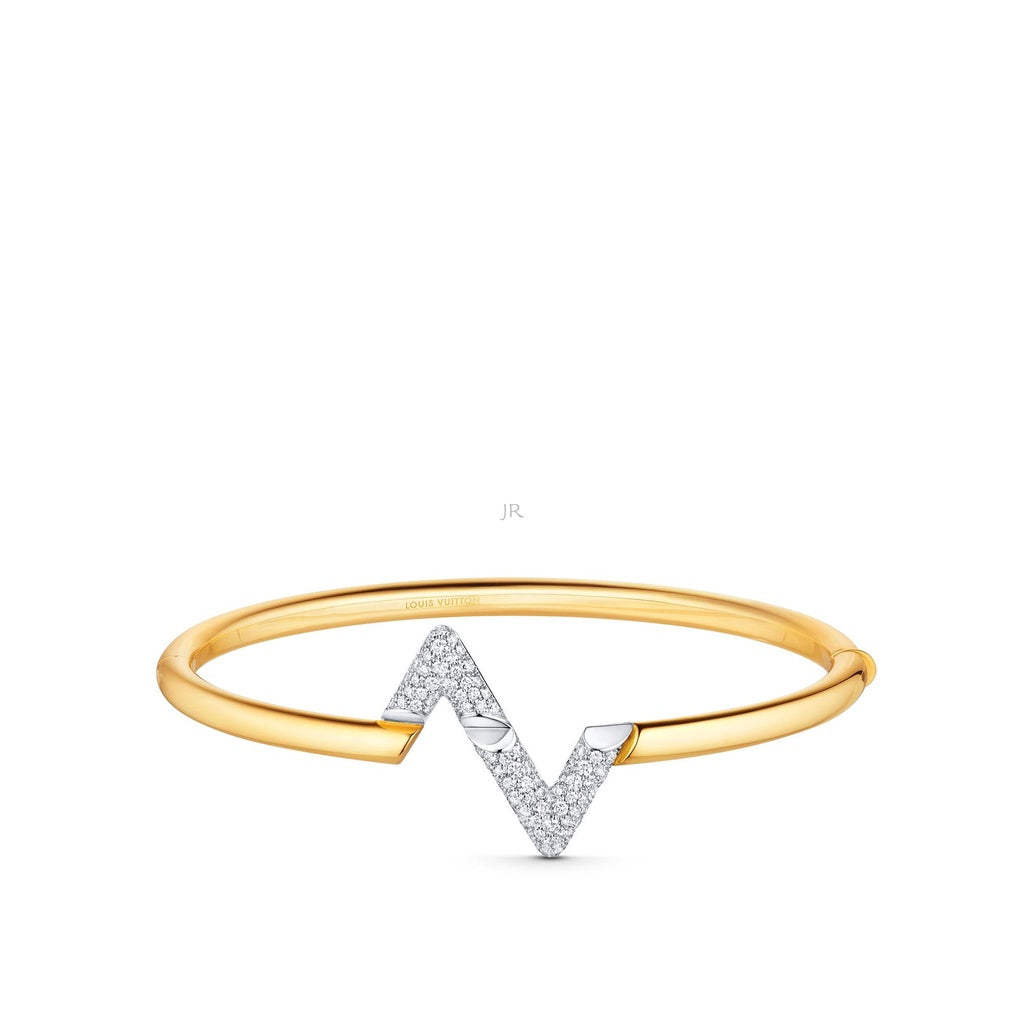 [Glimmer]VOLTE UPSITE DOWN GOLD DIAMOND BRACELET