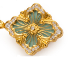 [Glimmer] B.C.L BIG SIZE  ENAMEL NECKLACE£¨Various colors£©