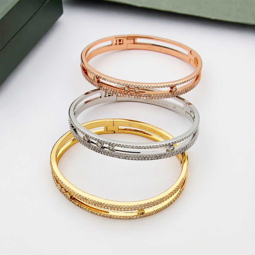 [Glimmer]Move Romane pavé bangle