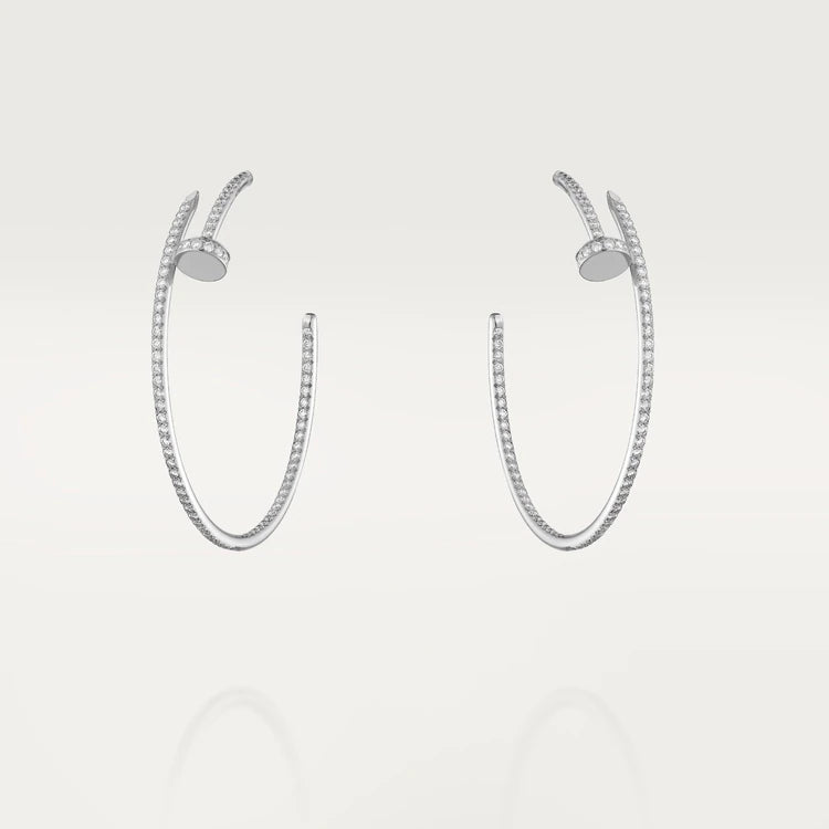 [Glimmer]JUSTE EARRINGS FULL DIAMONDS 1.8MM