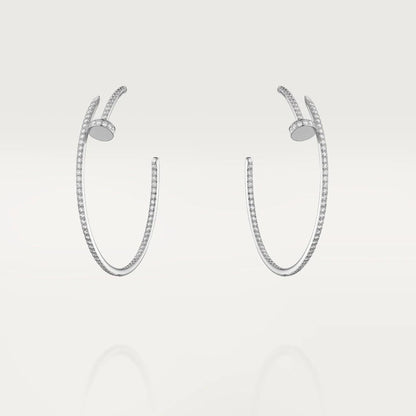 [Glimmer]JUSTE EARRINGS FULL DIAMONDS 1.8MM