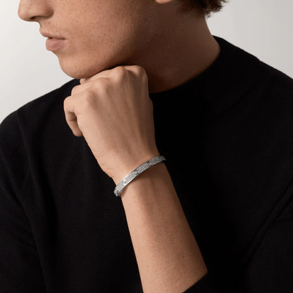 [Glimmer]LOVE BRACELET 6.1MM DIAMOND-PAVED 10 BIG DIAMONDS