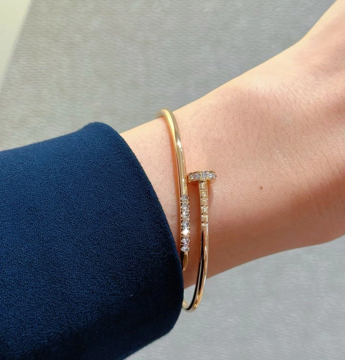 [Glimmer]JUSTE BRACELET 2.5MM DIAMONDS NEW