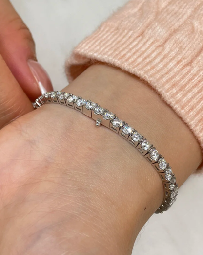 [Glimmer]  CLASSIC BASEBALL BRACELAT, 52 DIAMOND