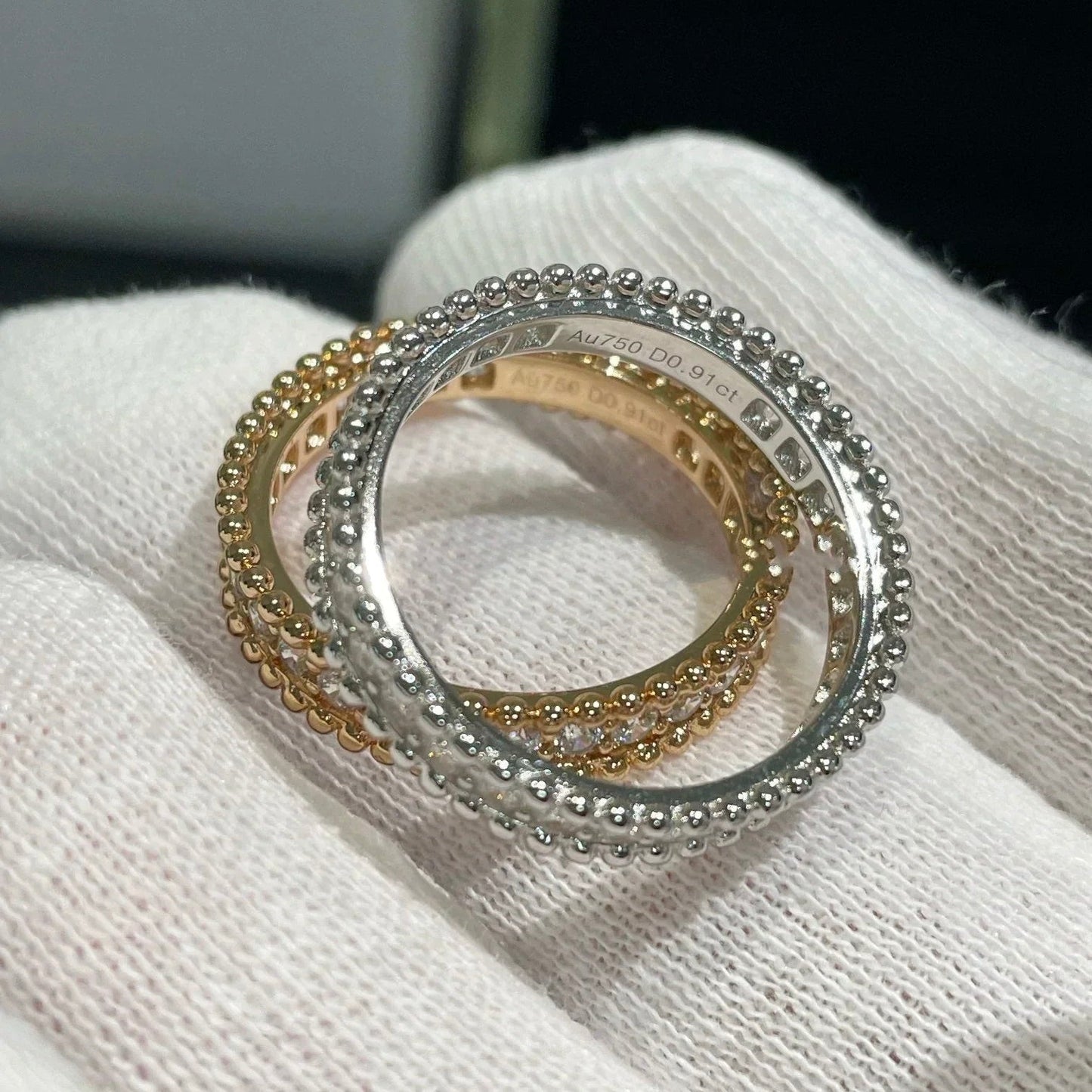[Glimmer]PERLEE DIAMOND SILVER RING