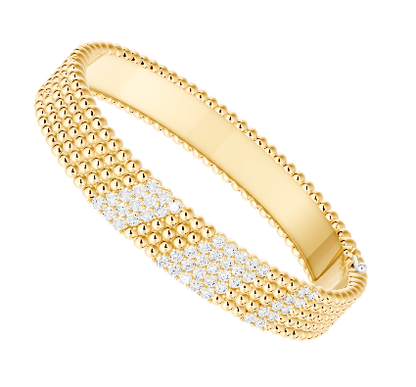 [Glimmer]Five-row diamond bracelet