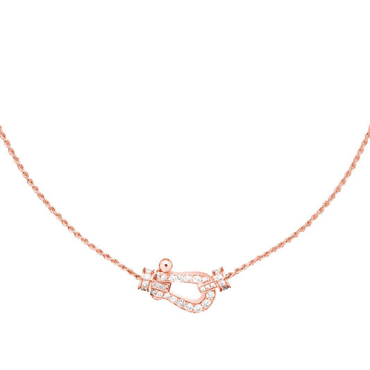[Glimmer]FORCE 10 PINK GOLD DIAMOND NECKLACE