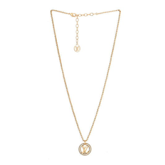 [Glimmer]BY NIGHT DIAMOND PAVED NECKLACE