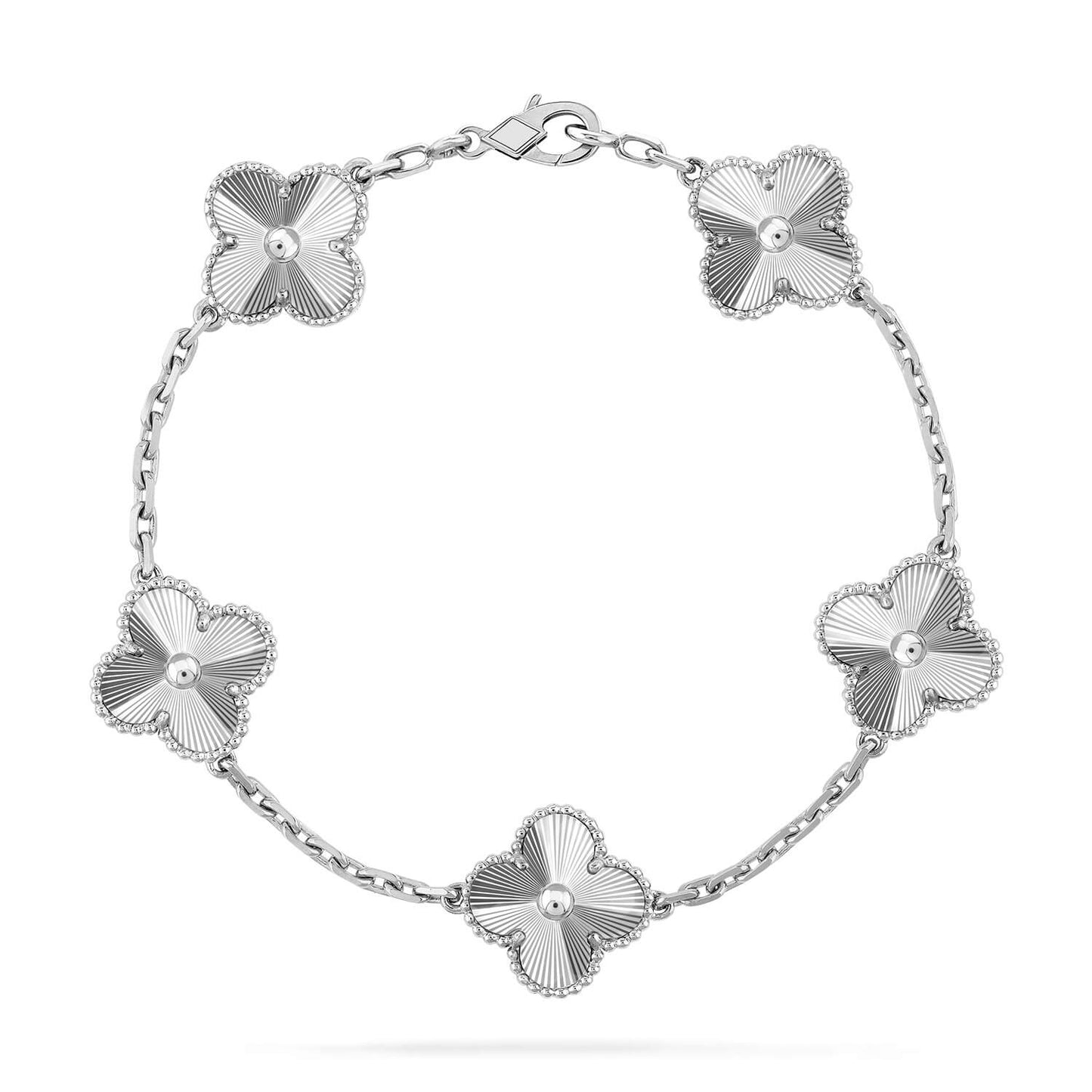 [Glimmer] CLOVER 5 MOTIF LASER BRACELET COLLECTION