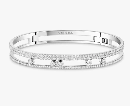 [Glimmer]M Roman Full Diamond Bracelet