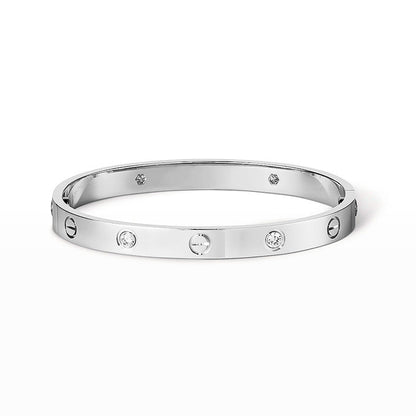 [Glimmer]LOVE BRACELET 6.1MM 4 DIAMONDS