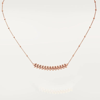 [Glimmer]CLASH PINK GOLD NECKLACE