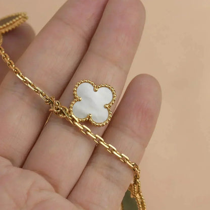 [Glimmer]LUCKY SPRING 5 MOTIF GOLD BRACELET