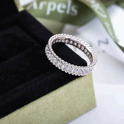[Glimmer]PERLEE DIAMOND SILVER RING