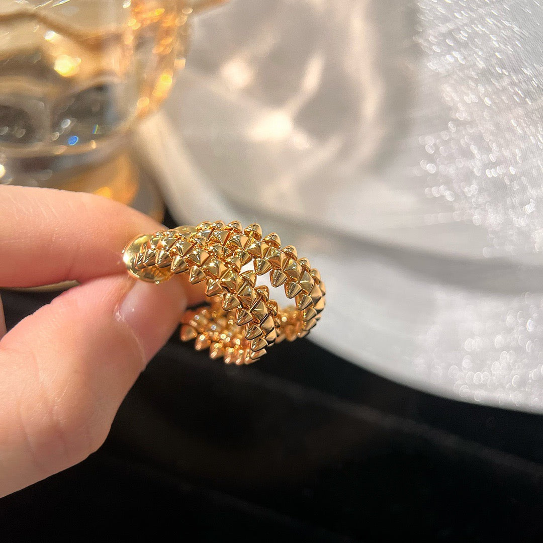 [グリマー]クラッシュ スモール フープピアス