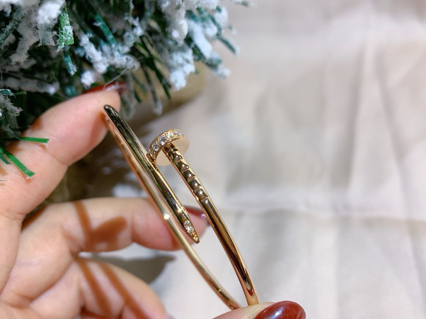 [Glimmer]JUSTE BRACELET 2.5MM DIAMONDS