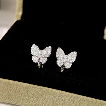 [Glimmer]BUTTERFLY ALL DIAMOND EARRINGS