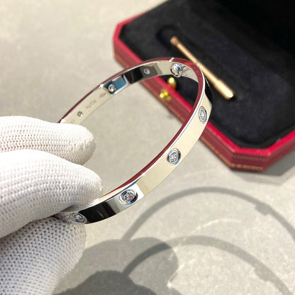 [Glimmer]LOVE BRACELET 6.1MM 10 DIAMONDS