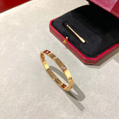 [Glimmer]LOVE BRACELET 6.1MM 10 DIAMONDS