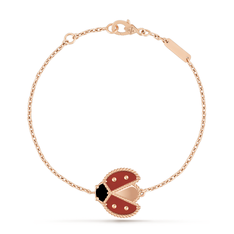 [Glimmer]LUCKY SPRING 1 MOTIF PINK GOLD BRACELET