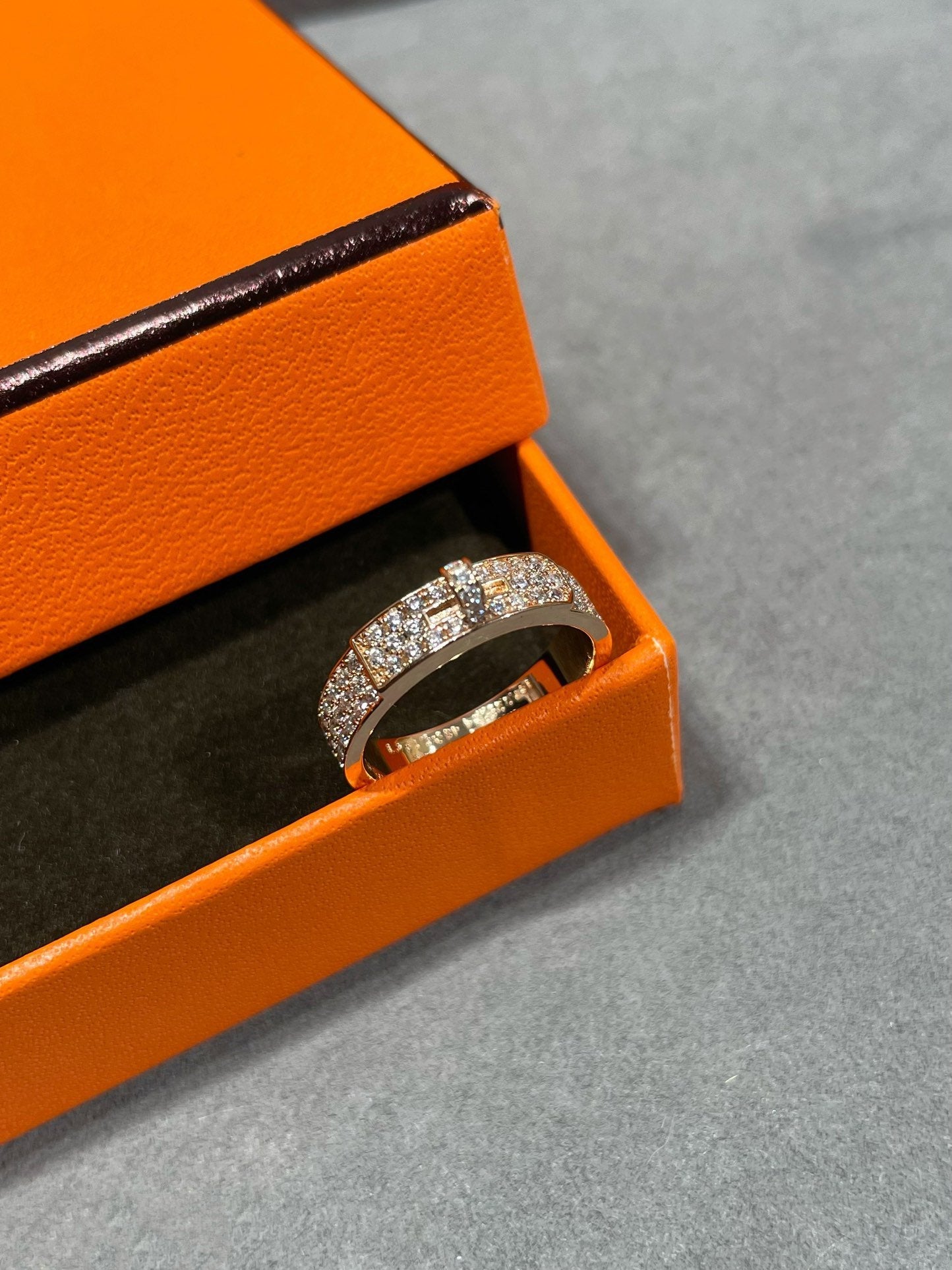 [Glimmer]KELLY PINK GOLD DIAMOND RING