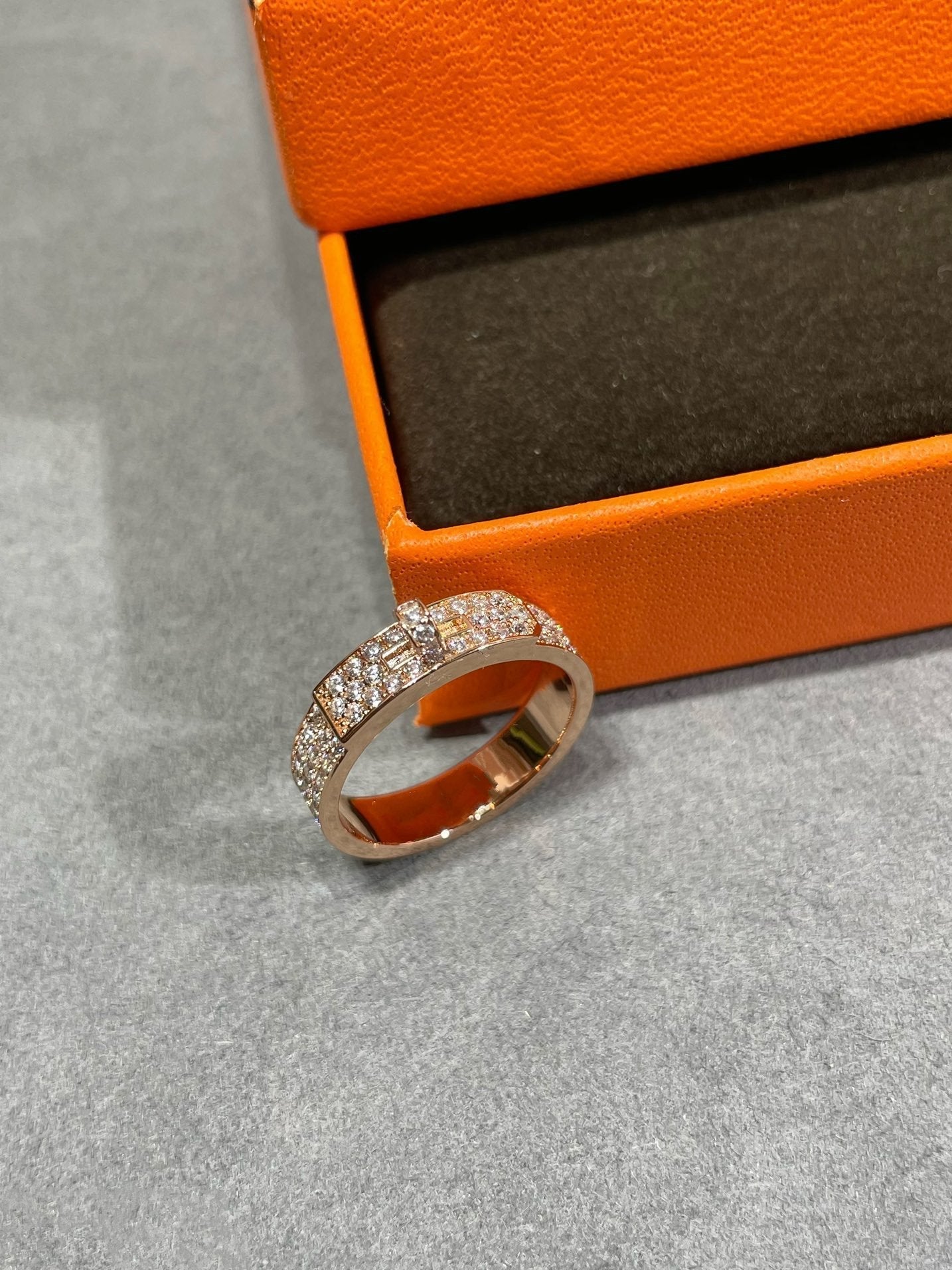 [Glimmer]KELLY PINK GOLD DIAMOND RING