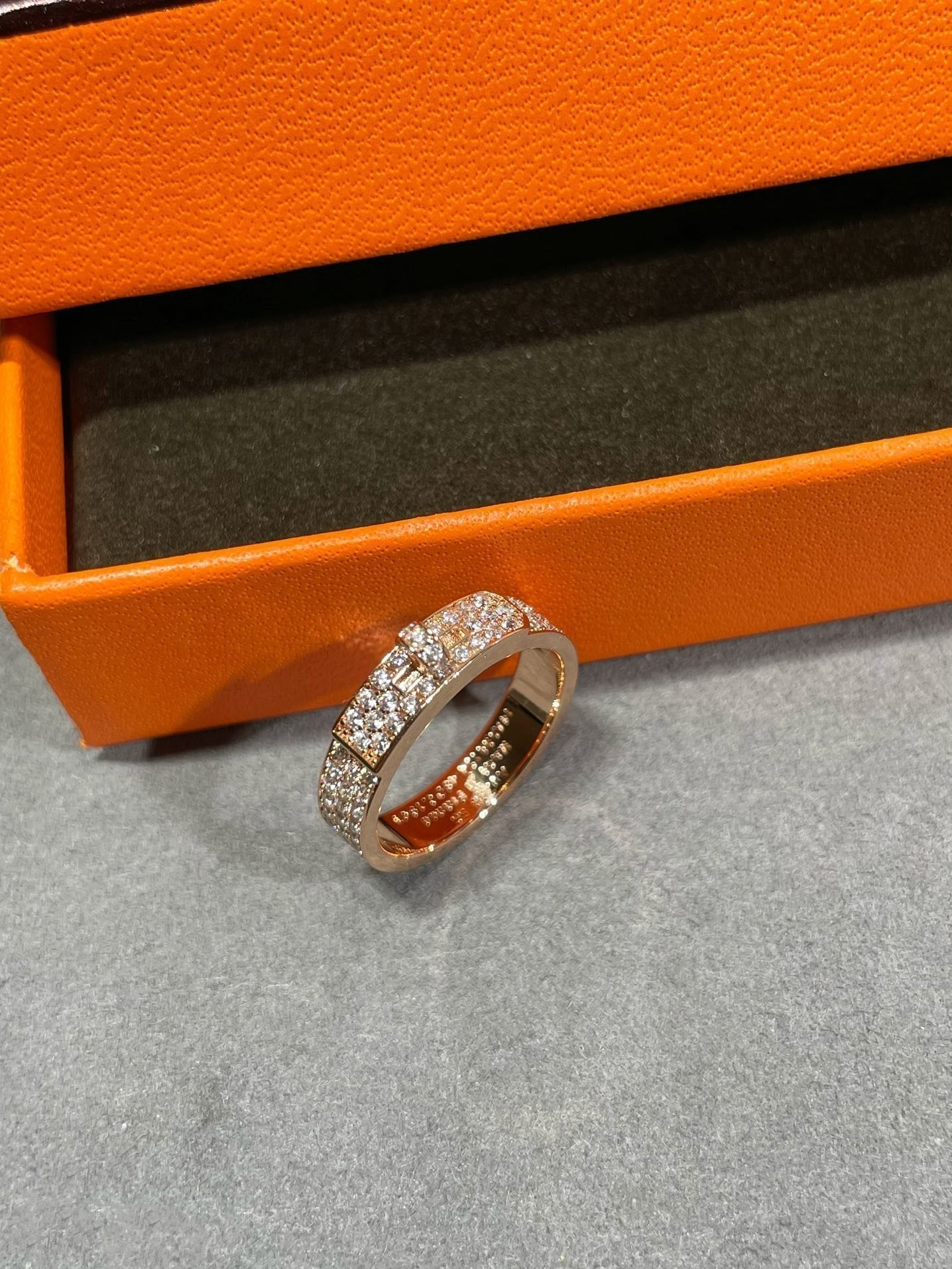 [Glimmer]KELLY PINK GOLD DIAMOND RING