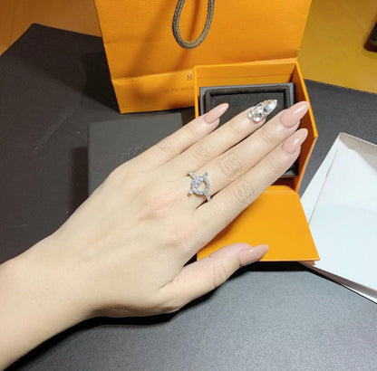 [Glimmer]ECHAPPEE RING SILVER DIAMOND