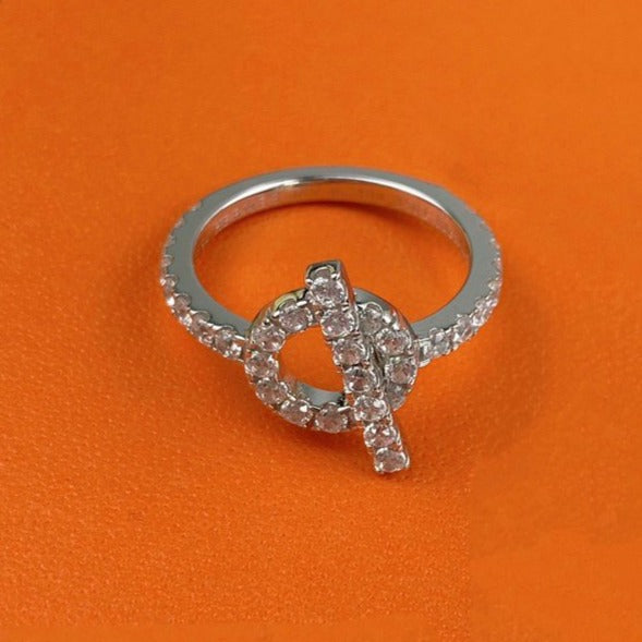 [Glimmer]ECHAPPEE RING SILVER DIAMOND