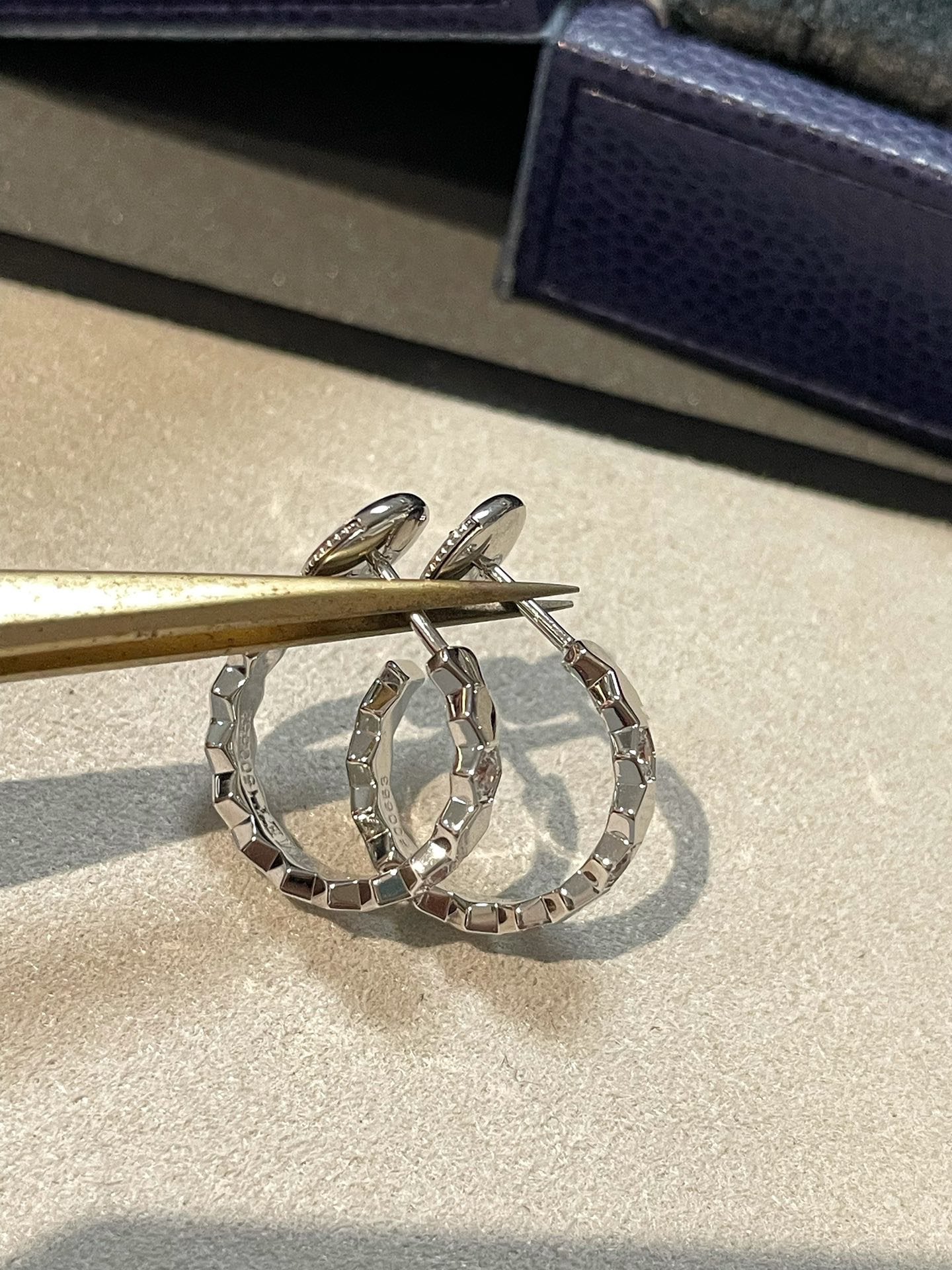 [Glimmer]Hollow Design Four-Leaf Clover Flower Shape Ring