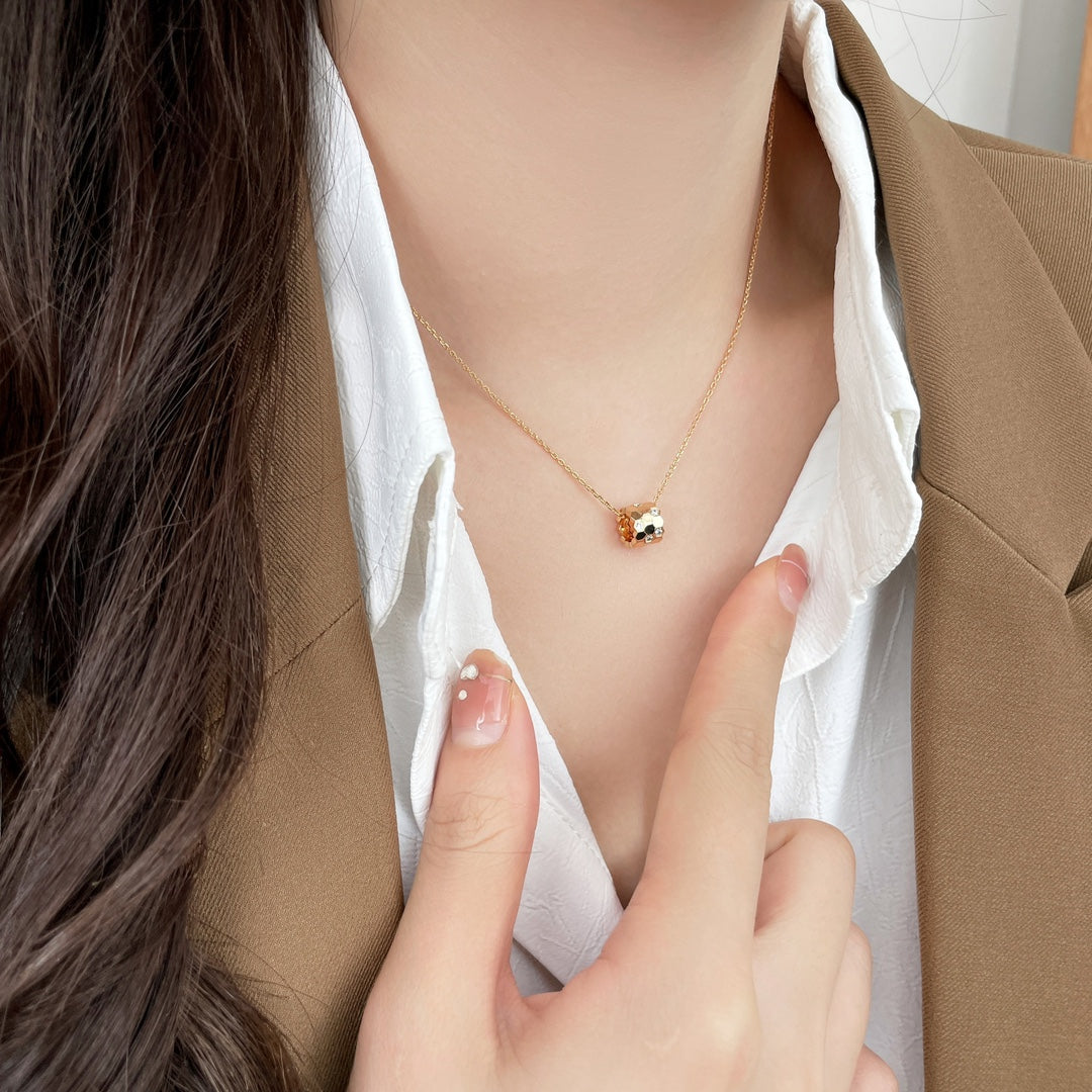 [Glimmer]BEE MINI PEDANT DIAMOND NECKLACE