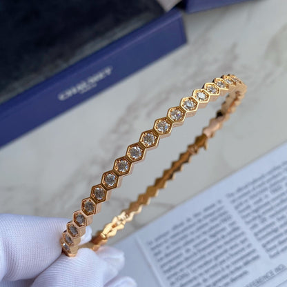 [Glimmer]BEE LOVE GOLD BRACELET FULL DIAMOND