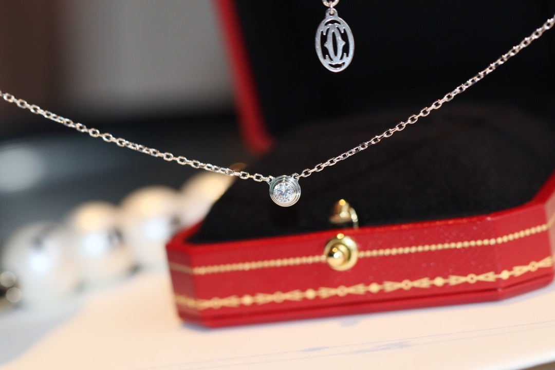 [Glimmer]DAMOUR DIAMOND NECKLACE
