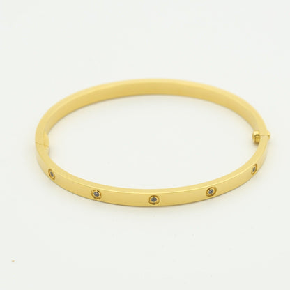 [Glimmer]LOVE BRACELET 3.65MM 10 DIAMONDS