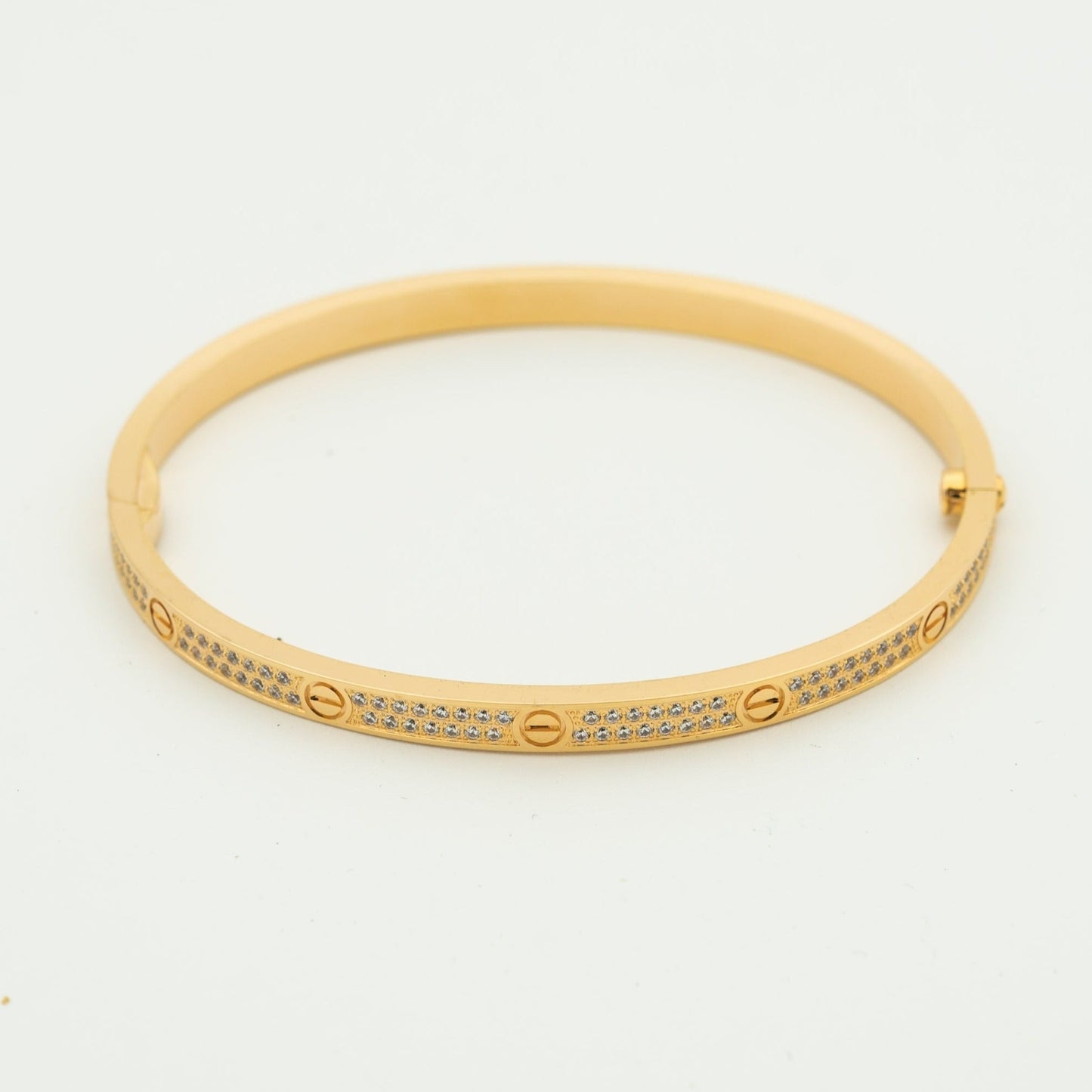 [Glimmer]LOVEブレスレット 3.65mm ダイヤモンドパヴェ