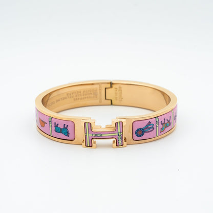 [Glimmer]H PINK GOLD BRACELET PINK CERAMIC