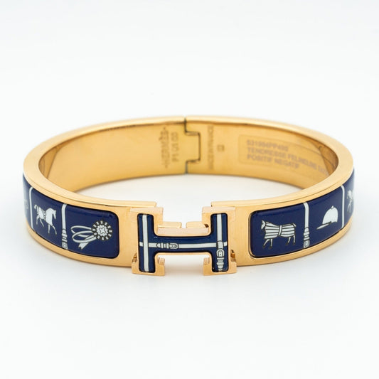[Glimmer]H BRACELET BLUE CERAMIC